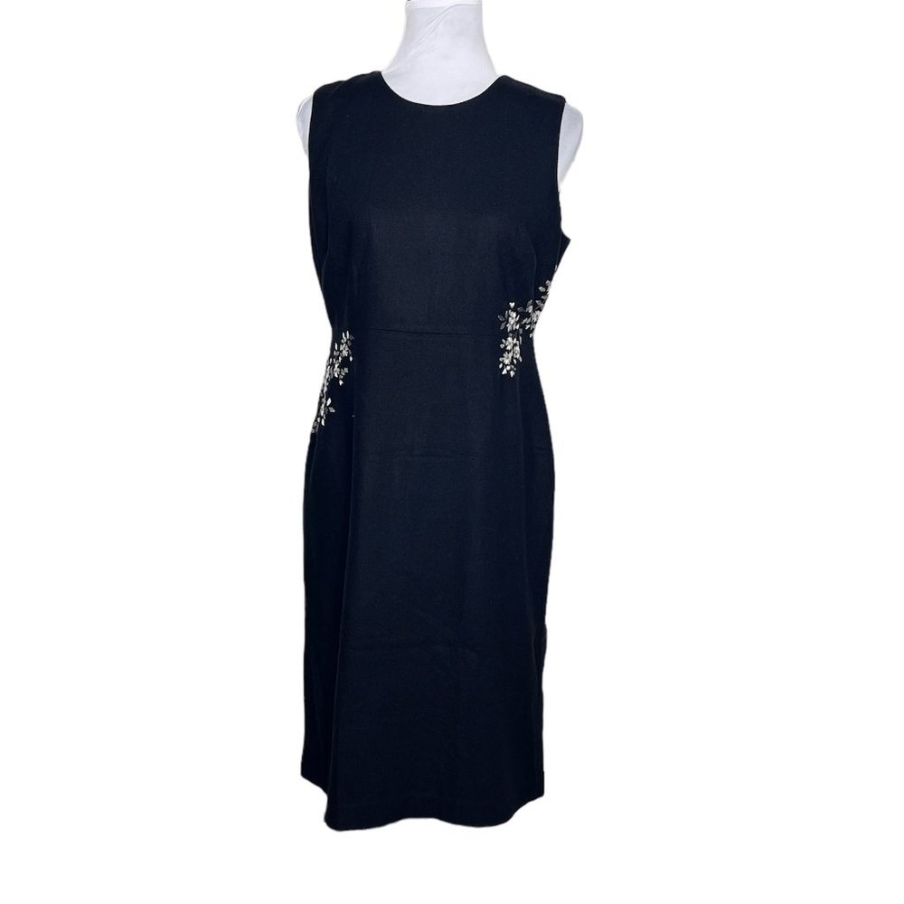Gap Wool Floral embroidery Sheath Dress Sz 6